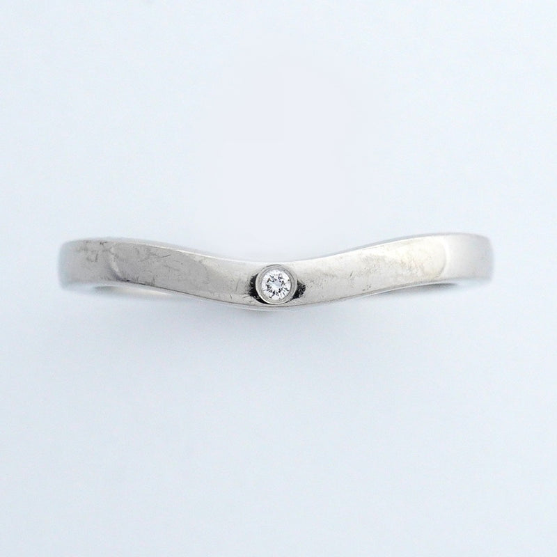 【6jfb0519】カルティエ リング バレリーナ 3PD Pt950 プラチナ ダイヤモンド ＃48【中古】レディース