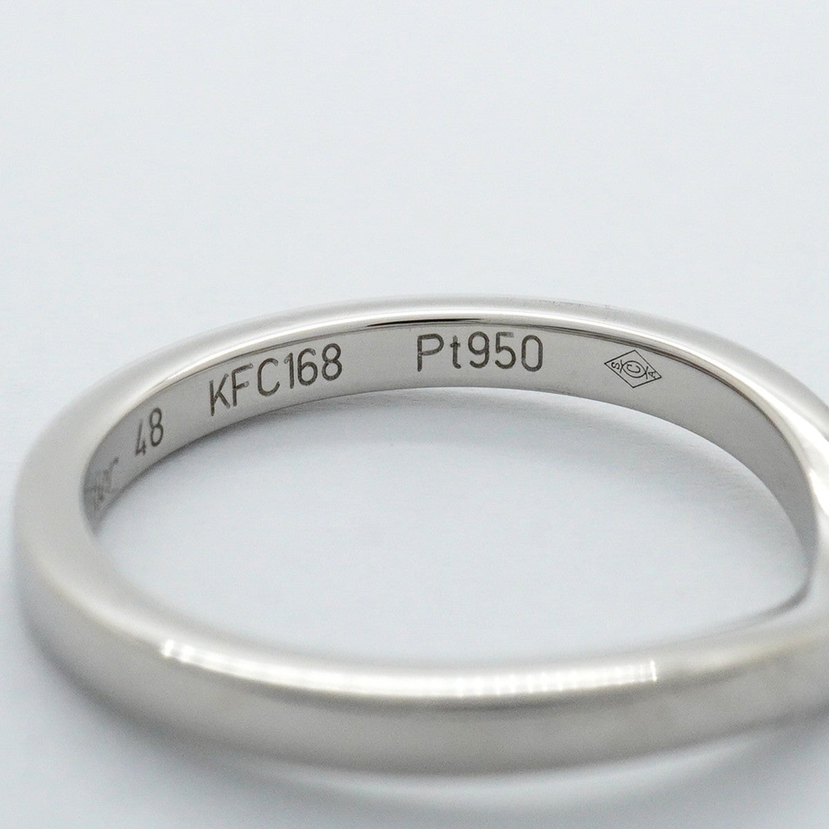 【6jfb0519】カルティエ リング バレリーナ 3PD Pt950 プラチナ ダイヤモンド ＃48【中古】レディース