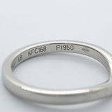 【6jfb0519】カルティエ リング バレリーナ 3PD Pt950 プラチナ ダイヤモンド ＃48【中古】レディース