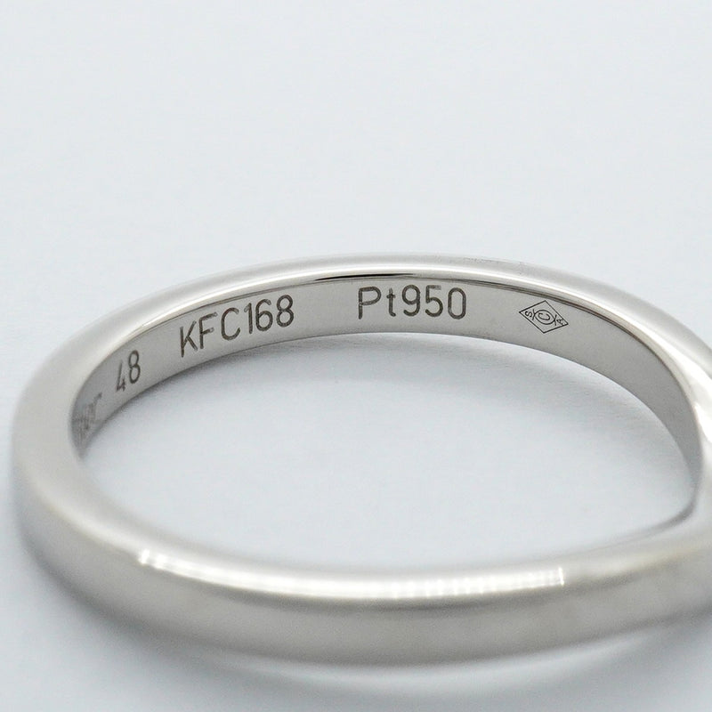【6jfb0519】カルティエ リング バレリーナ 3PD Pt950 プラチナ ダイヤモンド ＃48【中古】レディース