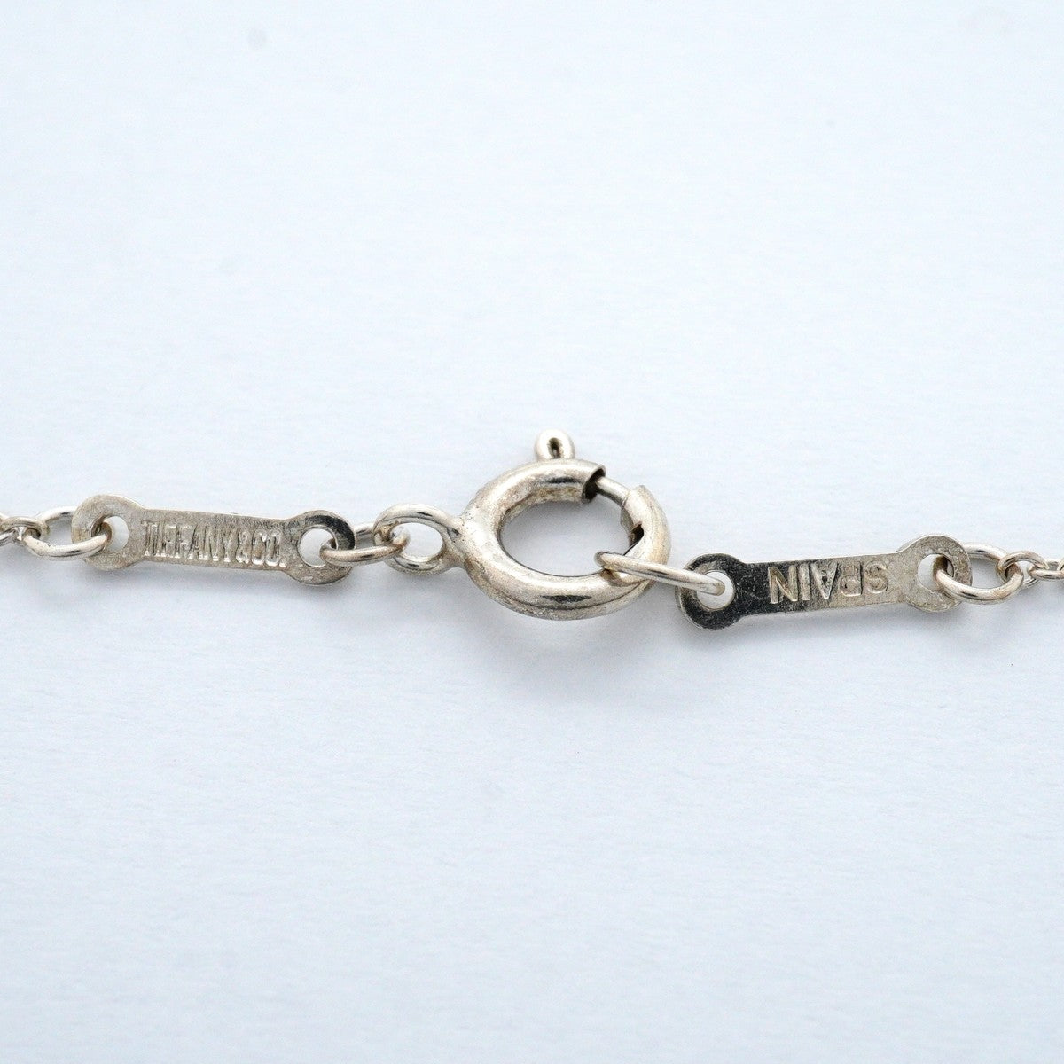 【6jfb0523】ティファニー ネックレス オープンハート シルバー925【中古】レディース
