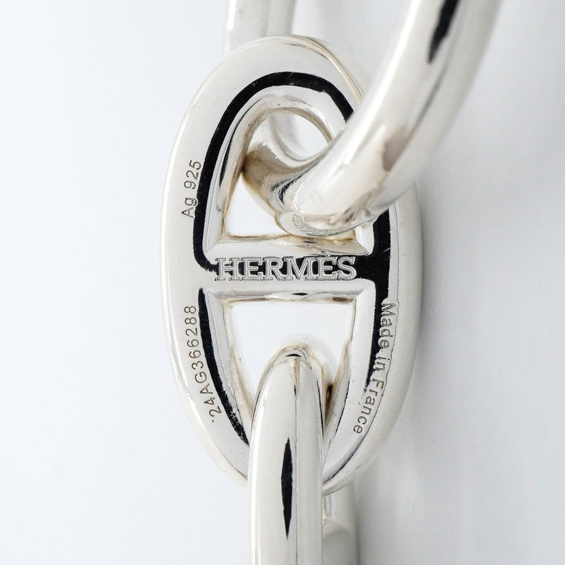 【6jfb0524】エルメス ブレスレット シェーヌダンクル GM 11コマ シルバー925【中古】レディース