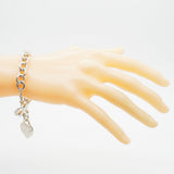 【6jfb0528】ティファニー ブレスレット リターントゥ/ハートタグ/トグル シルバー925【中古】レディース