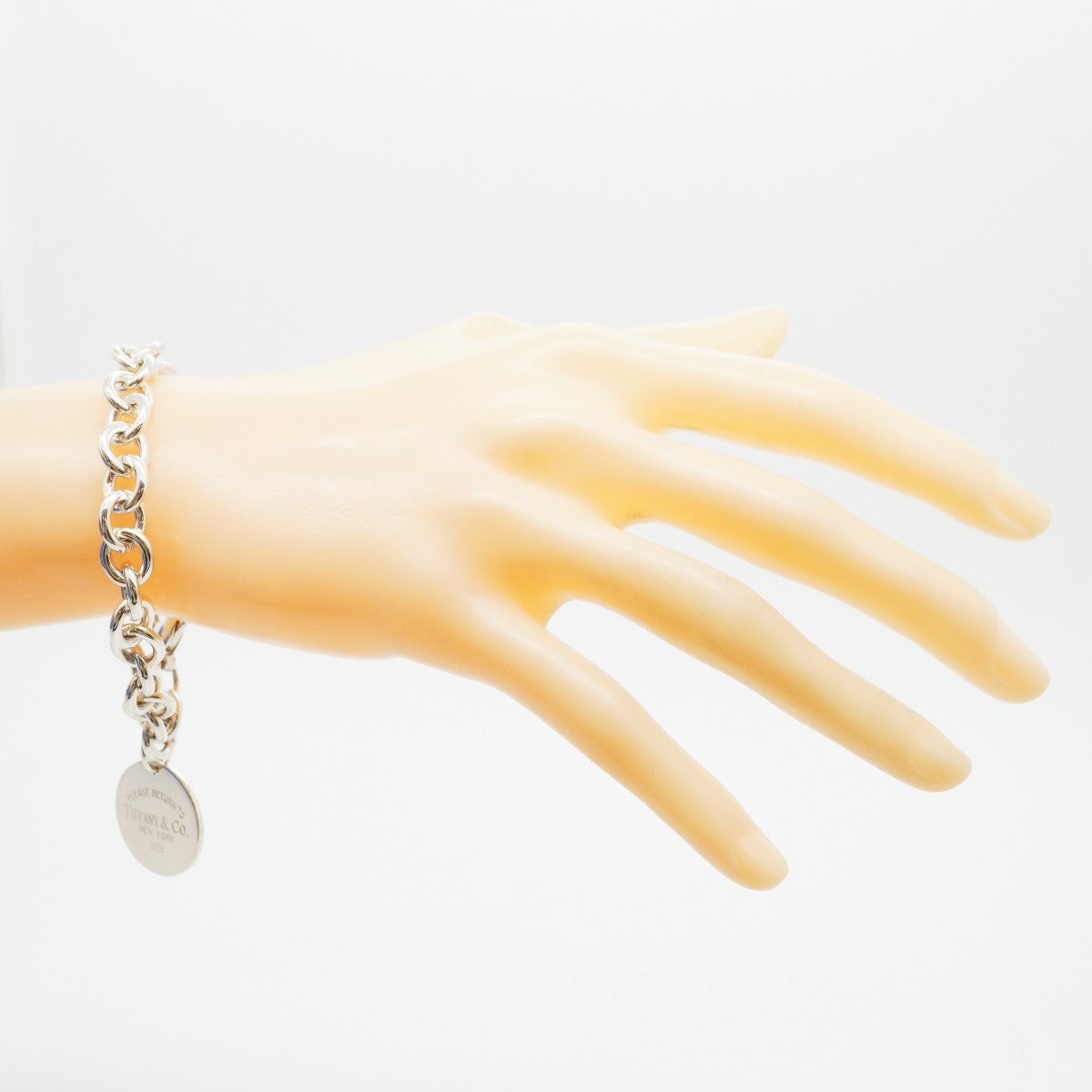【6jfb0529】ティファニー ブレスレット リターントゥ 丸型 サークル シルバー925【中古】レディース