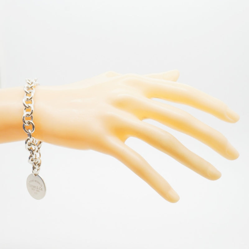 【6jfb0529】ティファニー ブレスレット リターントゥ 丸型 サークル シルバー925【中古】レディース