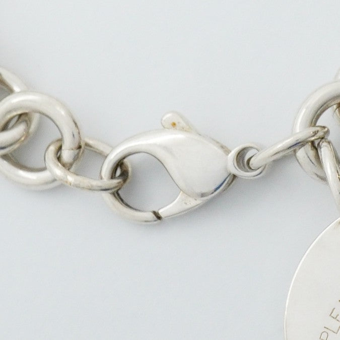【6jfb0529】ティファニー ブレスレット リターントゥ 丸型 サークル シルバー925【中古】レディース