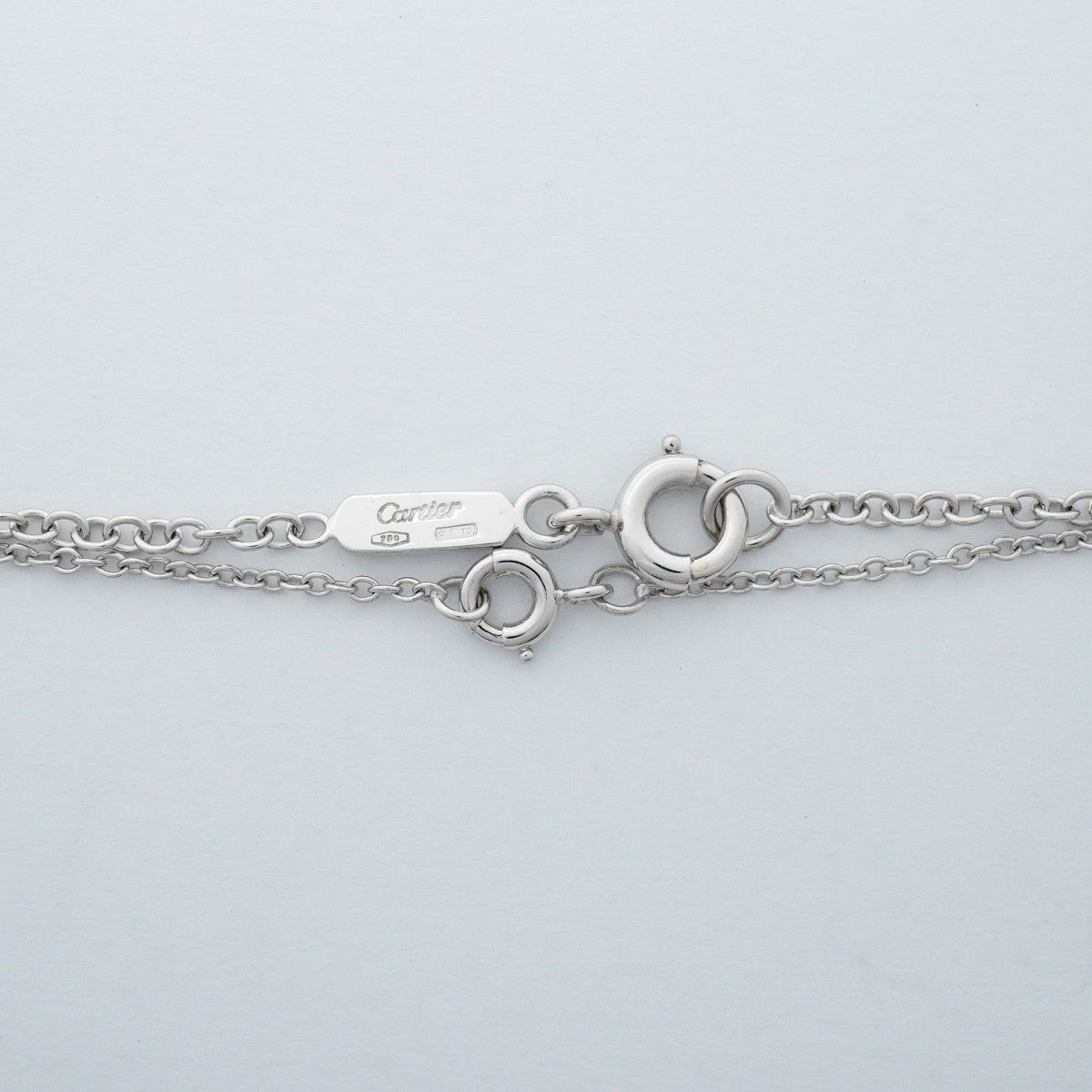 【6jfb0534】カルティエ ネックレス ヒンドゥ K18WG ホワイトゴールド ダイヤモンド【中古】レディース