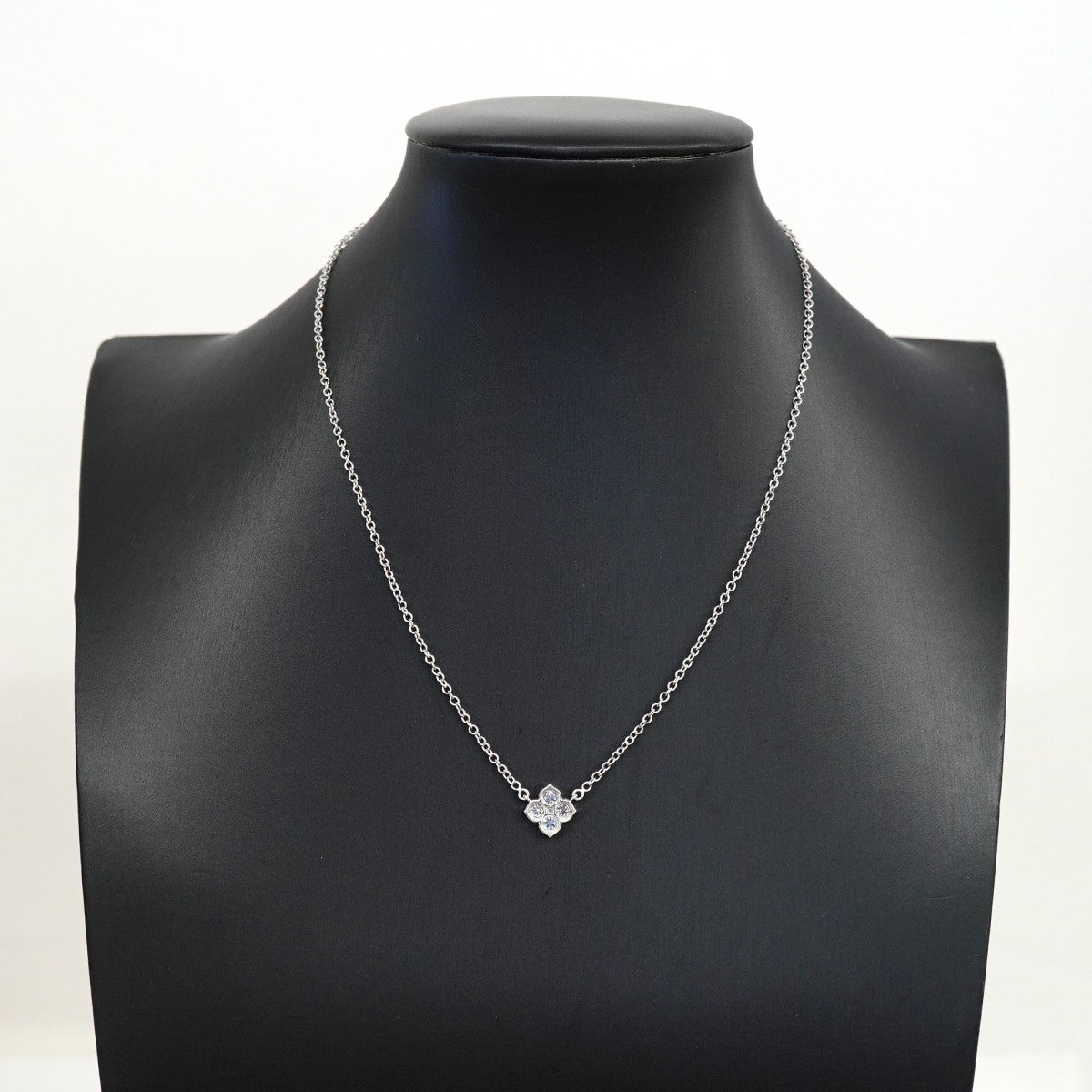 【6jfb0534】カルティエ ネックレス ヒンドゥ K18WG ホワイトゴールド ダイヤモンド【中古】レディース