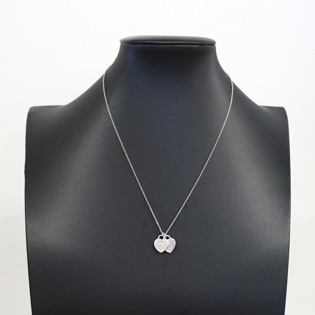 【6jfb0535】ティファニー ネックレス ダブルリターントゥハート シルバー925【中古】レディース