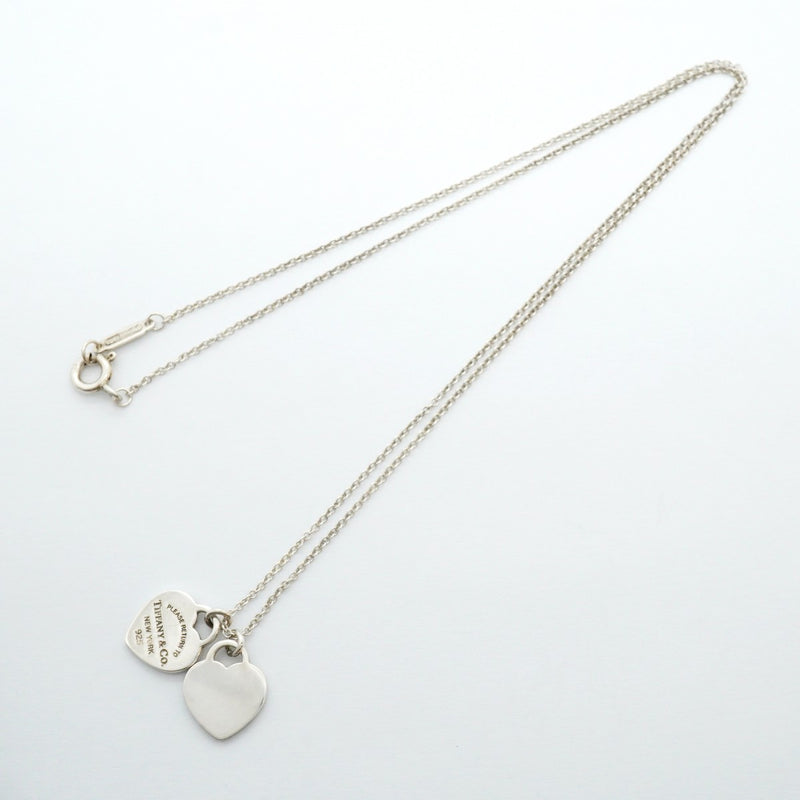 【6jfb0535】ティファニー ネックレス ダブルリターントゥハート シルバー925【中古】レディース