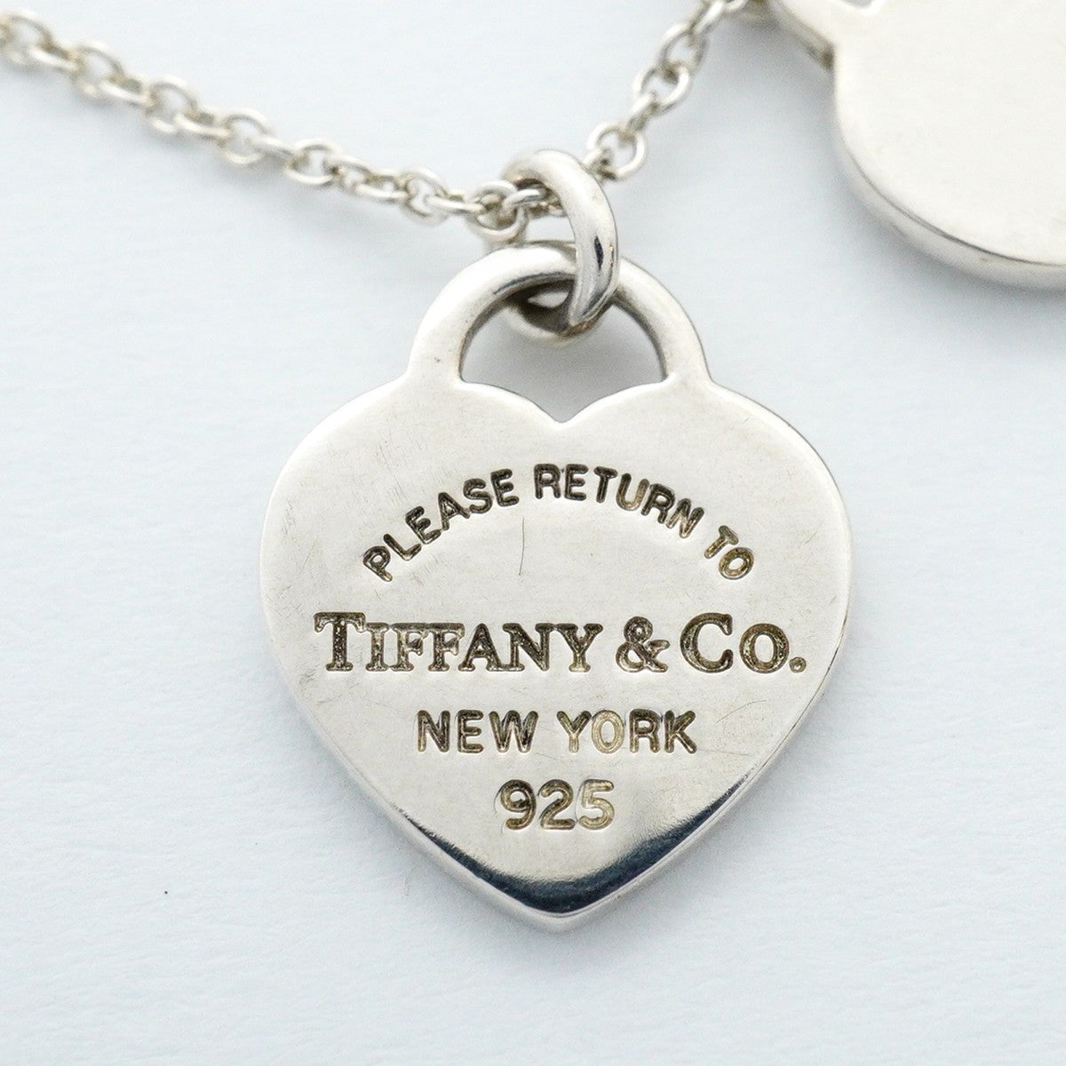 【6jfb0535】ティファニー ネックレス ダブルリターントゥハート シルバー925【中古】レディース