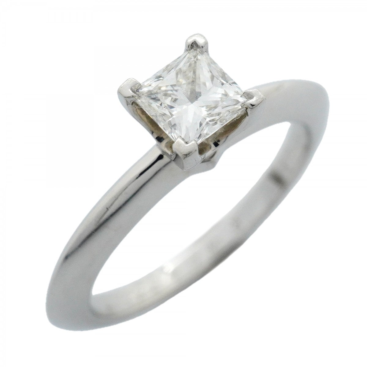 【6jfb0536】ティファニー リング ソリティア 1PD Pt950 プラチナ ダイヤモンド 0.36ct 6.5号【中古】レディース