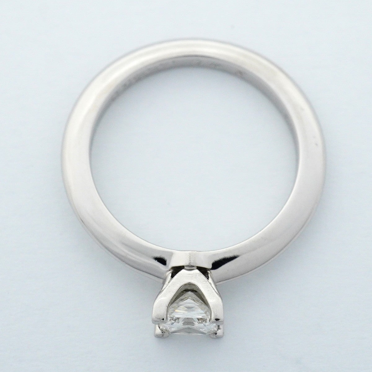 【6jfb0536】ティファニー リング ソリティア 1PD Pt950 プラチナ ダイヤモンド 0.36ct 6.5号【中古】レディース