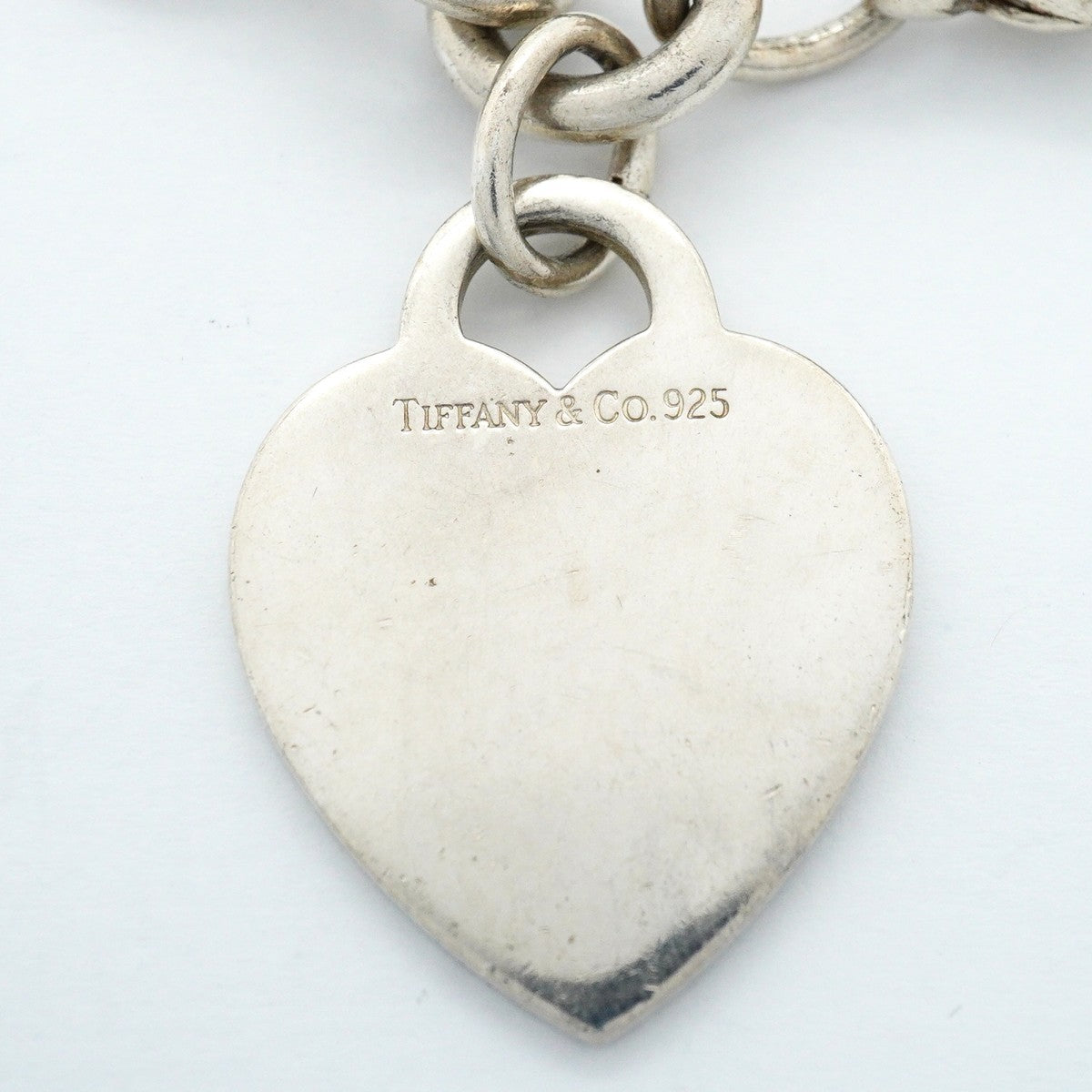 【6jfb0538-k】ティファニー ブレスレット ハートタグ シルバー925【中古】レディース