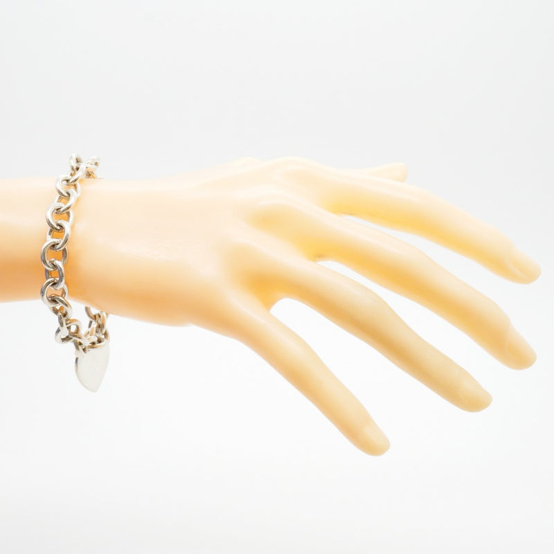 【6jfb0538-k】ティファニー ブレスレット ハートタグ シルバー925【中古】レディース