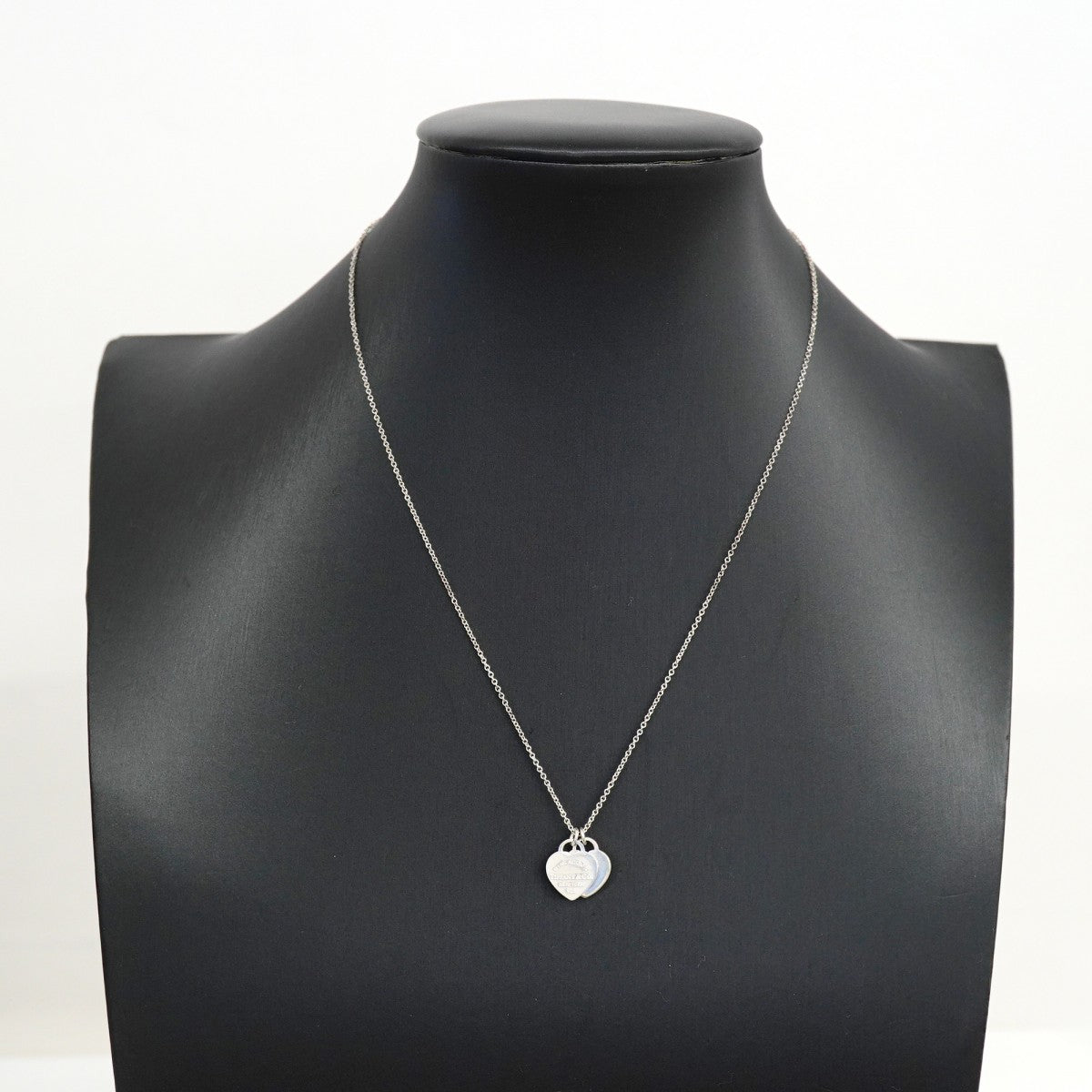 【6jfb0542-k】ティファニー ネックレス ダブルリターントゥハート シルバー925【中古】レディース
