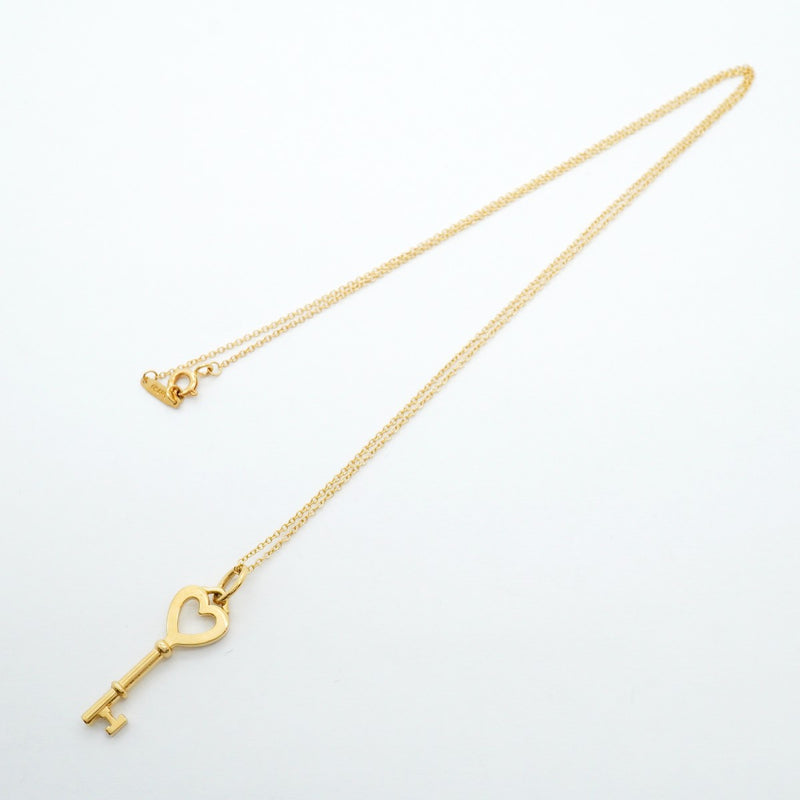【6jfb0551】ティファニー ネックレス ハートキー K18YG イエローゴールド【中古】レディース