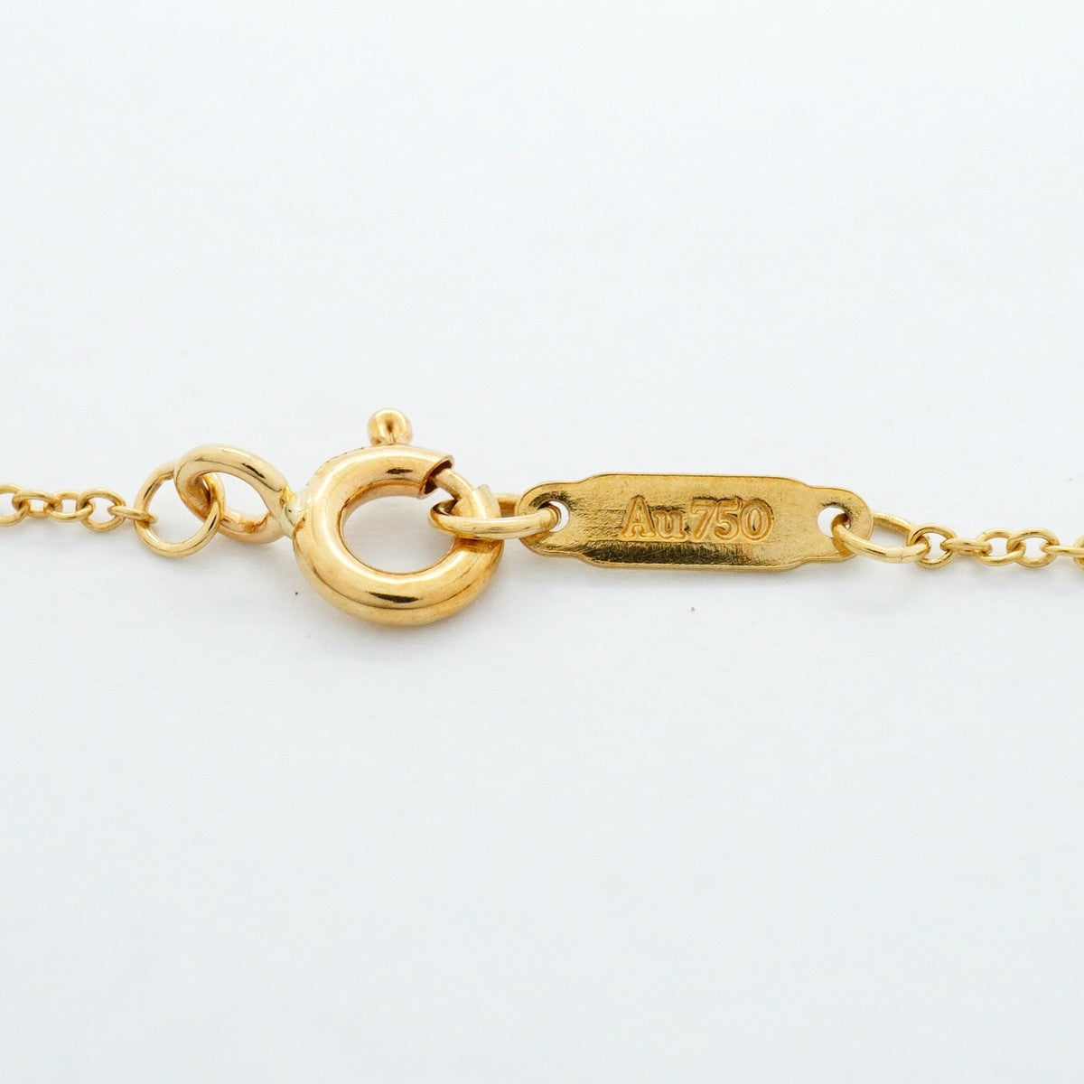 【6jfb0551】ティファニー ネックレス ハートキー K18YG イエローゴールド【中古】レディース