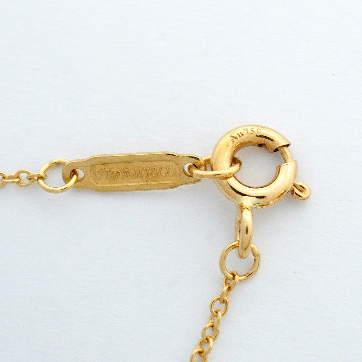 【6jfb0551】ティファニー ネックレス ハートキー K18YG イエローゴールド【中古】レディース