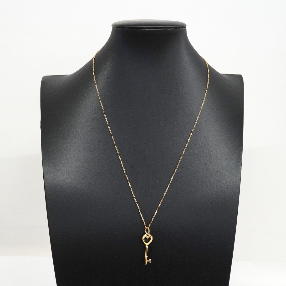 【6jfb0551】ティファニー ネックレス ハートキー K18YG イエローゴールド【中古】レディース