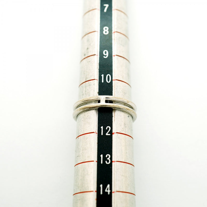 【6jfb0556】エルメス リング アリアンヌ K18WG ホワイトゴールド ＃51【中古】レディース