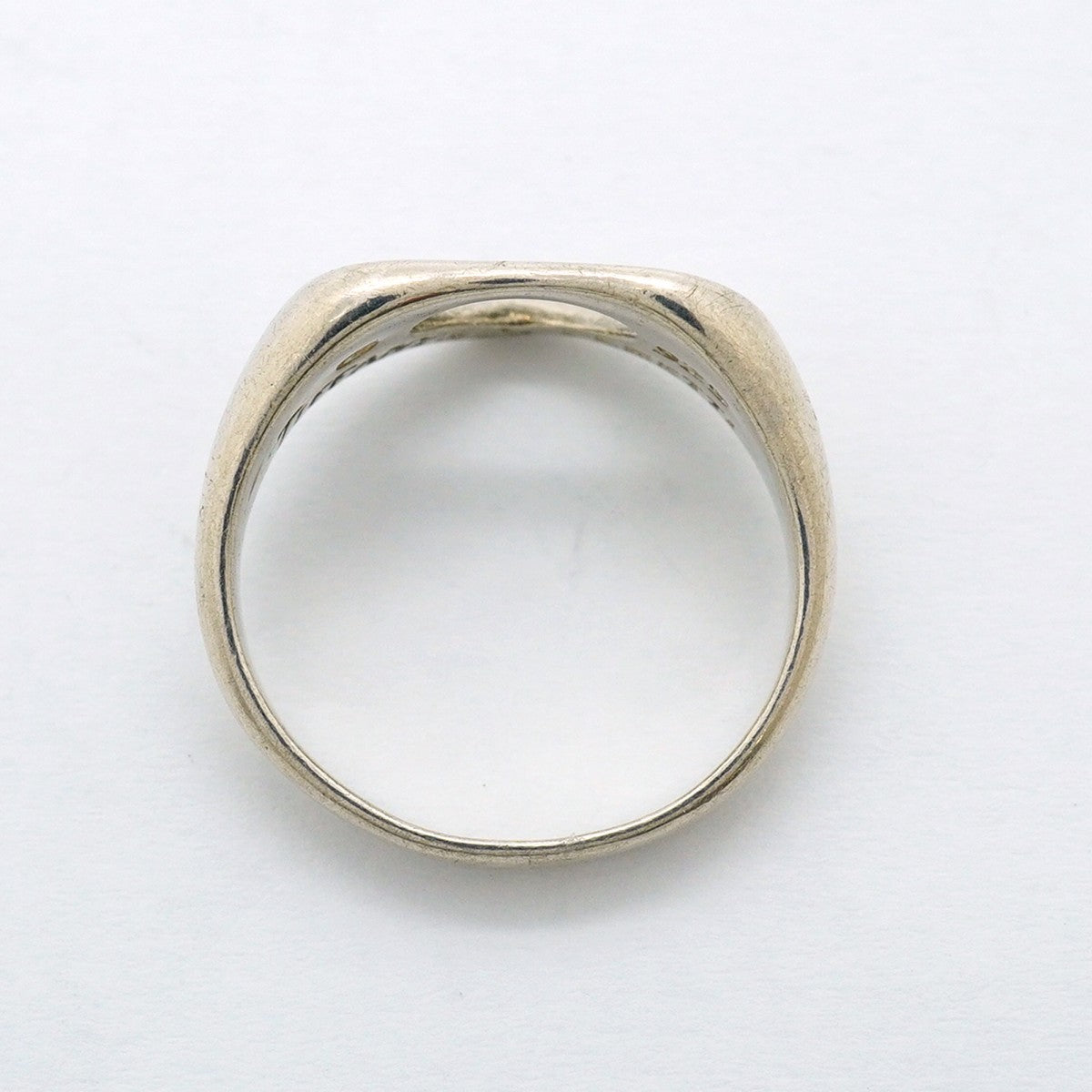 【6jfb0561】ティファニー リング オープンハート シルバー925 8号【中古】レディース