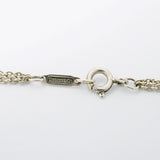 【6jfb0562】ティファニー ネックレス インフィニティ ダブルチェーン シルバー925【中古】レディース