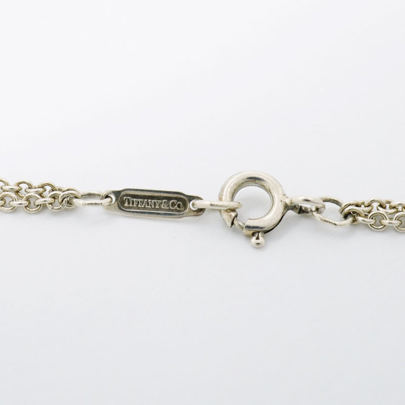 【6jfb0562】ティファニー ネックレス インフィニティ ダブルチェーン シルバー925【中古】レディース