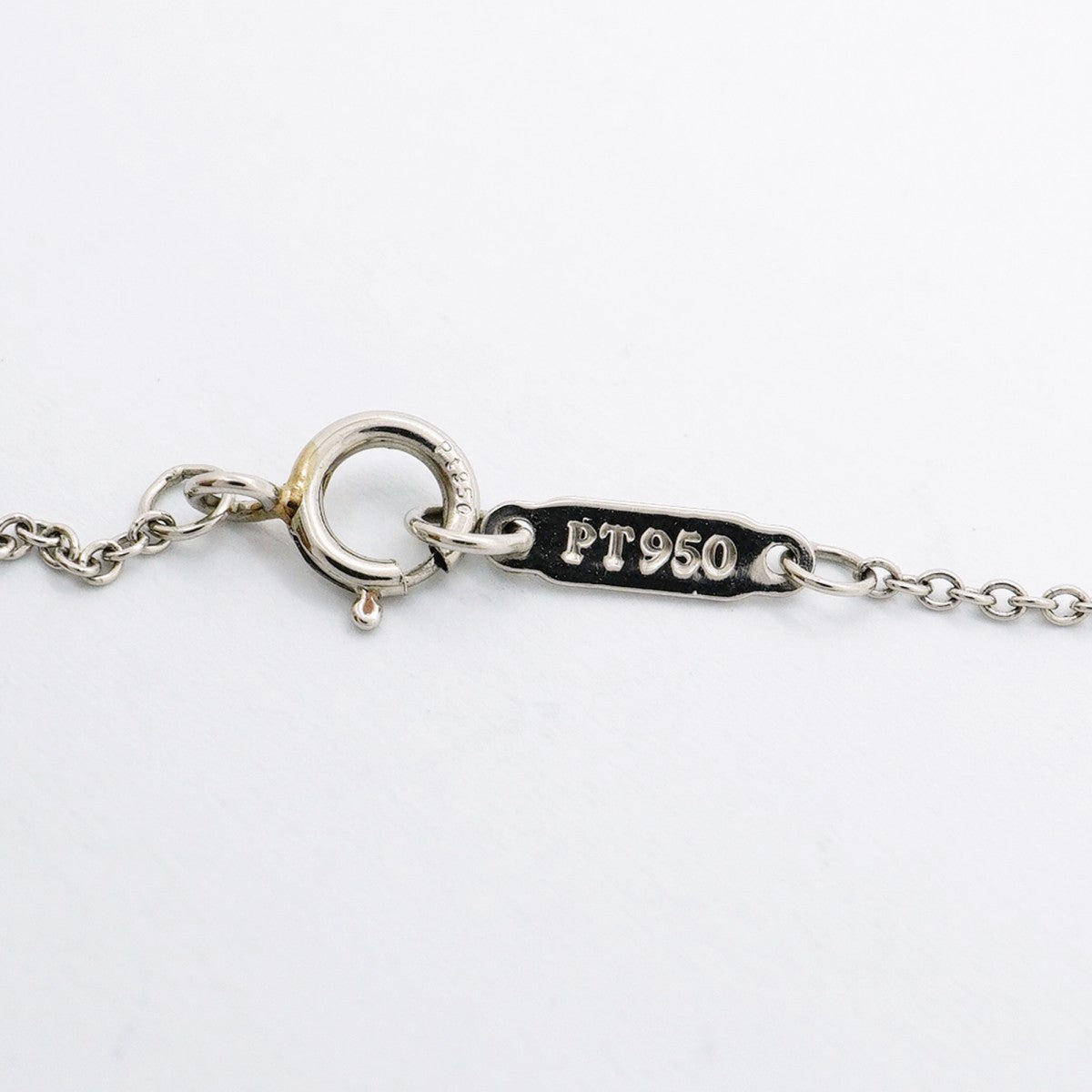 【6jfb0563】ティファニー ネックレス ビクトリア ミニ Pt950 プラチナ ダイヤモンド【中古】レディース