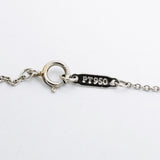 【6jfb0563】ティファニー ネックレス ビクトリア ミニ Pt950 プラチナ ダイヤモンド【中古】レディース