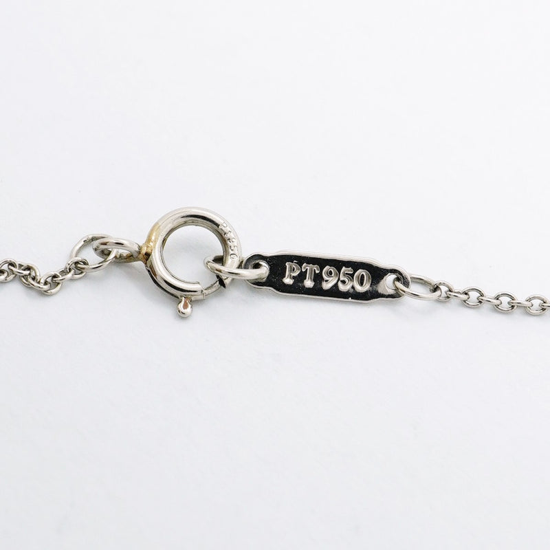 【6jfb0563】ティファニー ネックレス ビクトリア ミニ Pt950 プラチナ ダイヤモンド【中古】レディース