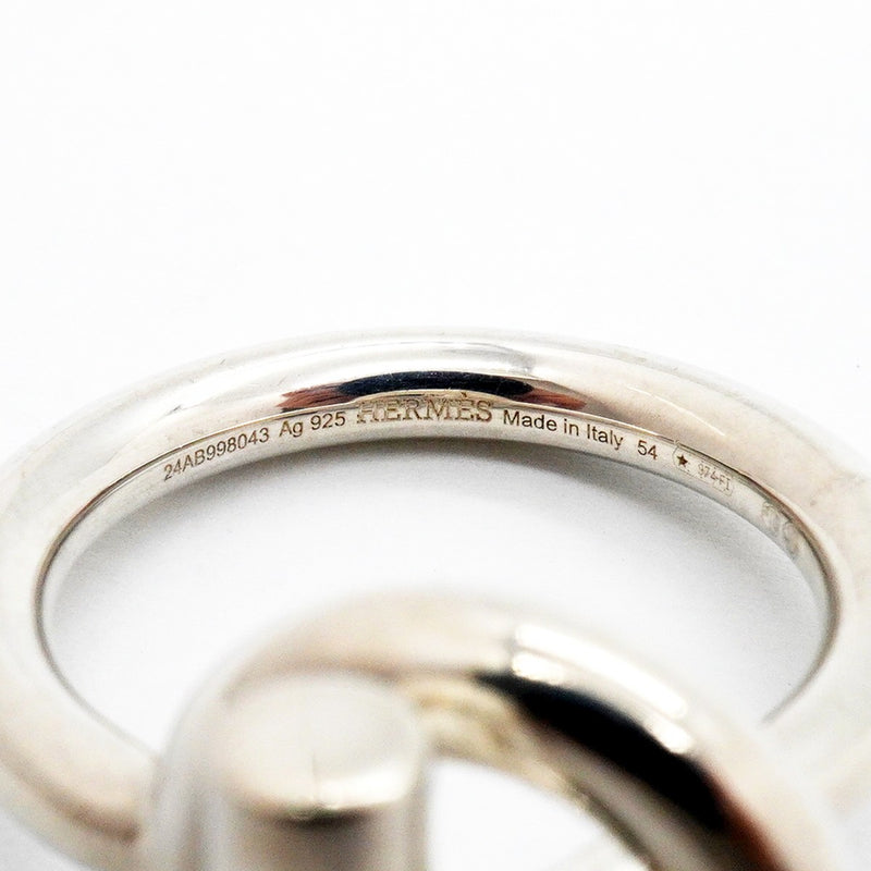 【6jfb0565】エルメス リング エシャペ シルバー925 ＃54【中古】レディース