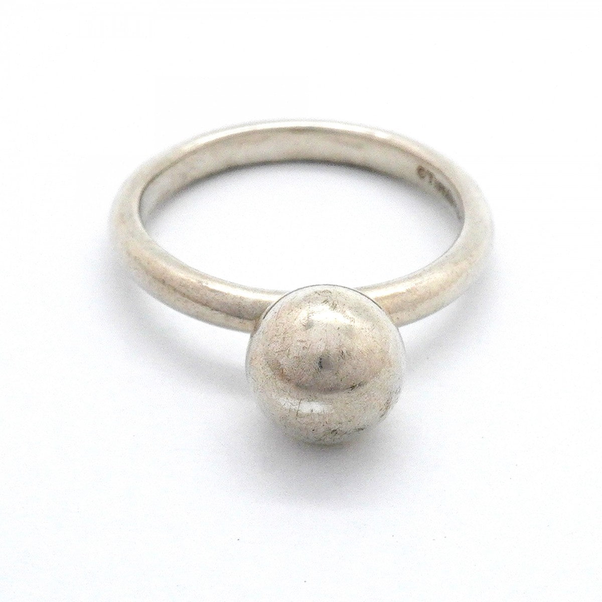 【6jfb0567】ティファニー リング ハードウェアボール シルバー925 11.5号【中古】レディース