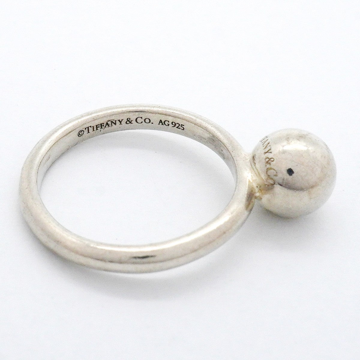 【6jfb0567】ティファニー リング ハードウェアボール シルバー925 11.5号【中古】レディース
