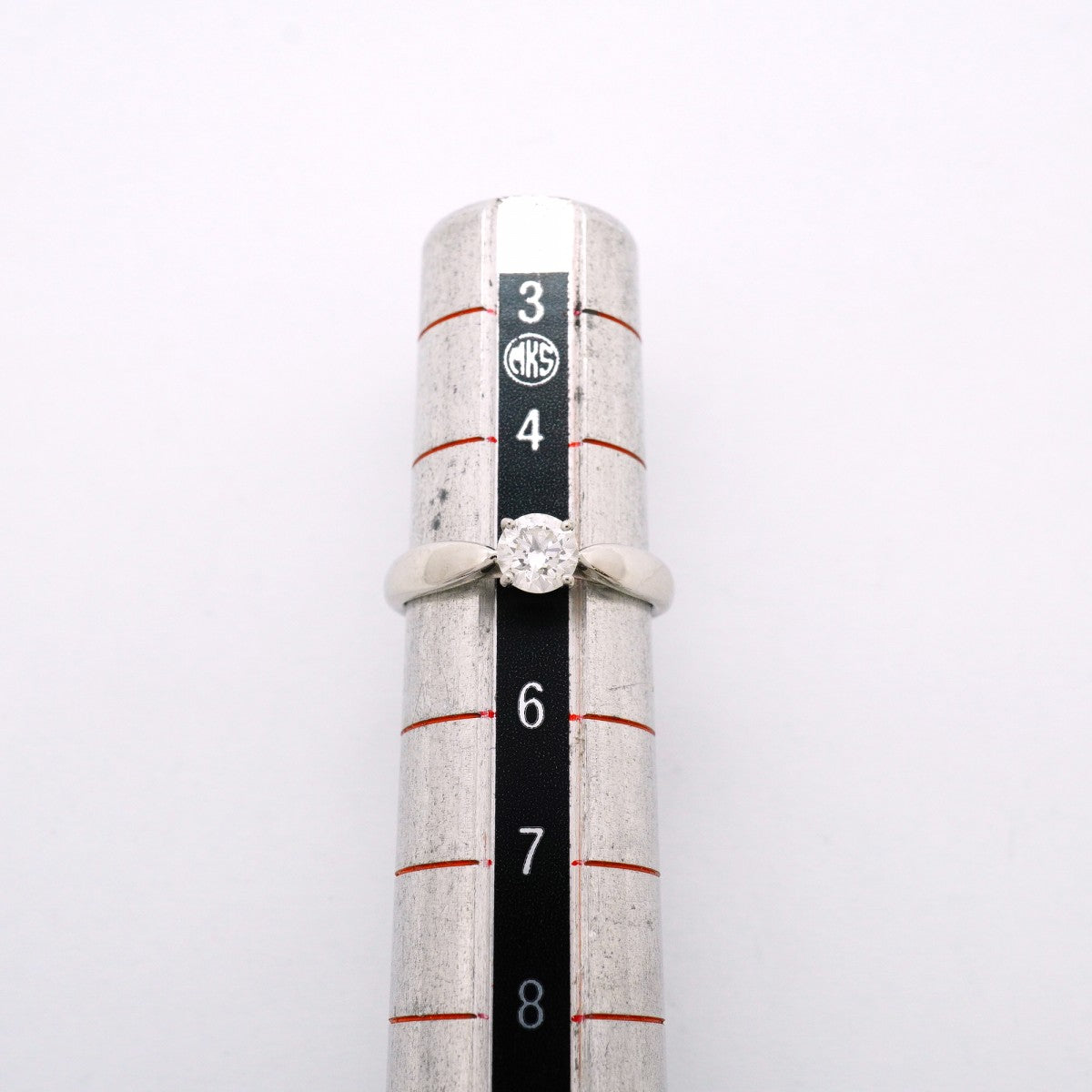 【6jfb0570】ティファニー リング ハーモニー 1PD Pt950 プラチナ ダイヤモンド 0.33ct 5号【中古】レディース