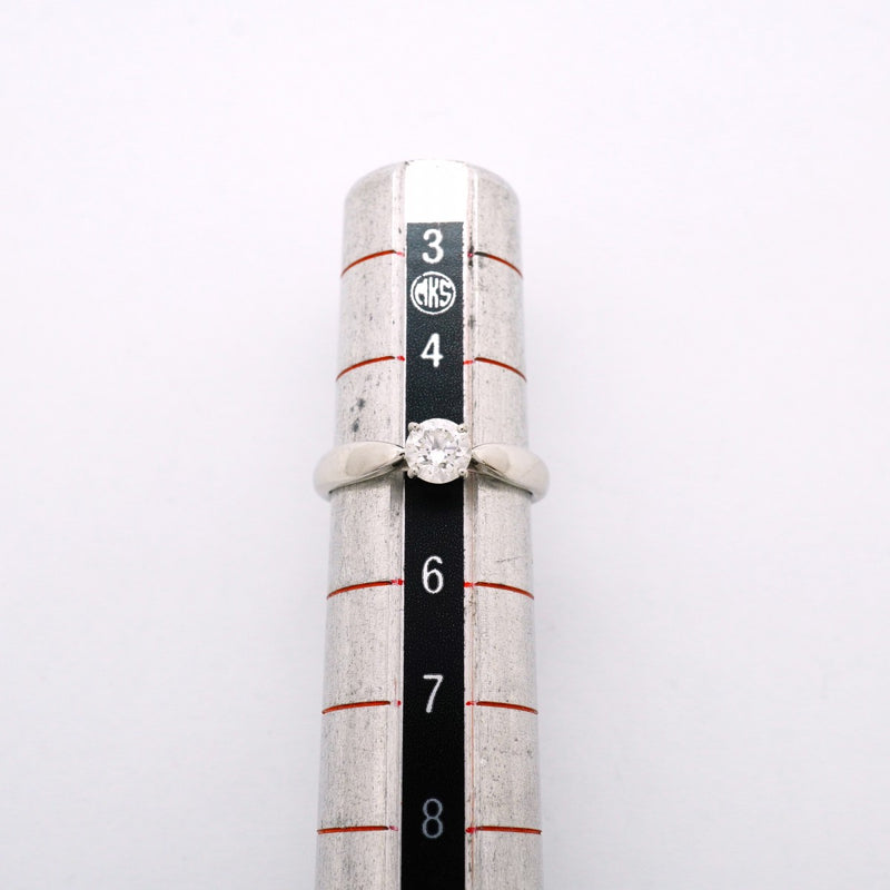 【6jfb0570】ティファニー リング ハーモニー 1PD Pt950 プラチナ ダイヤモンド 0.33ct 5号【中古】レディース