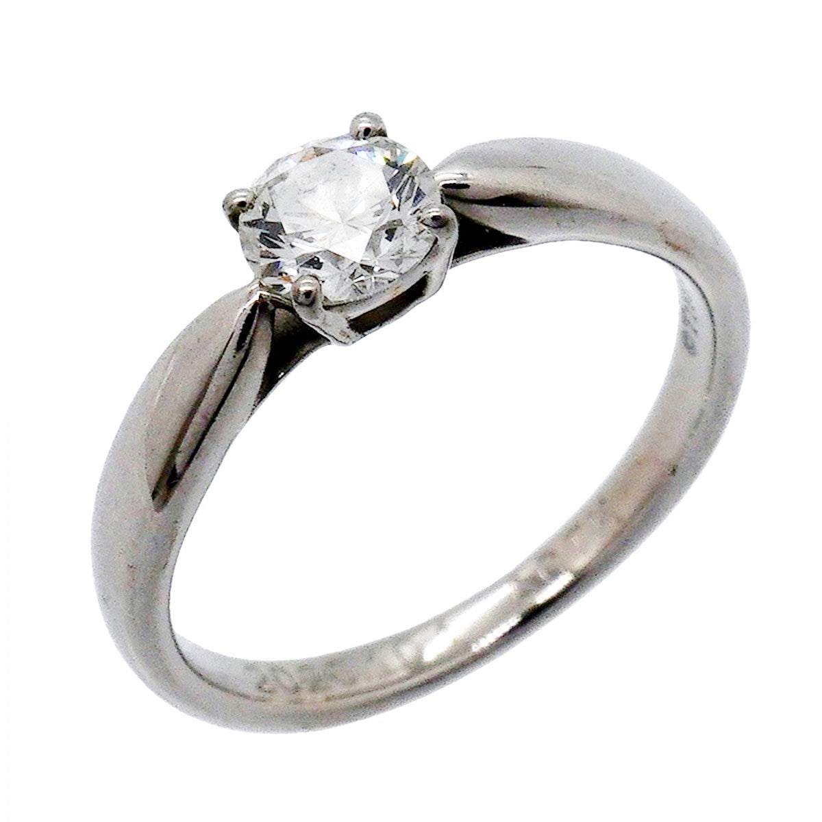 【6jfb0570】ティファニー リング ハーモニー 1PD Pt950 プラチナ ダイヤモンド 0.33ct 5号【中古】レディース