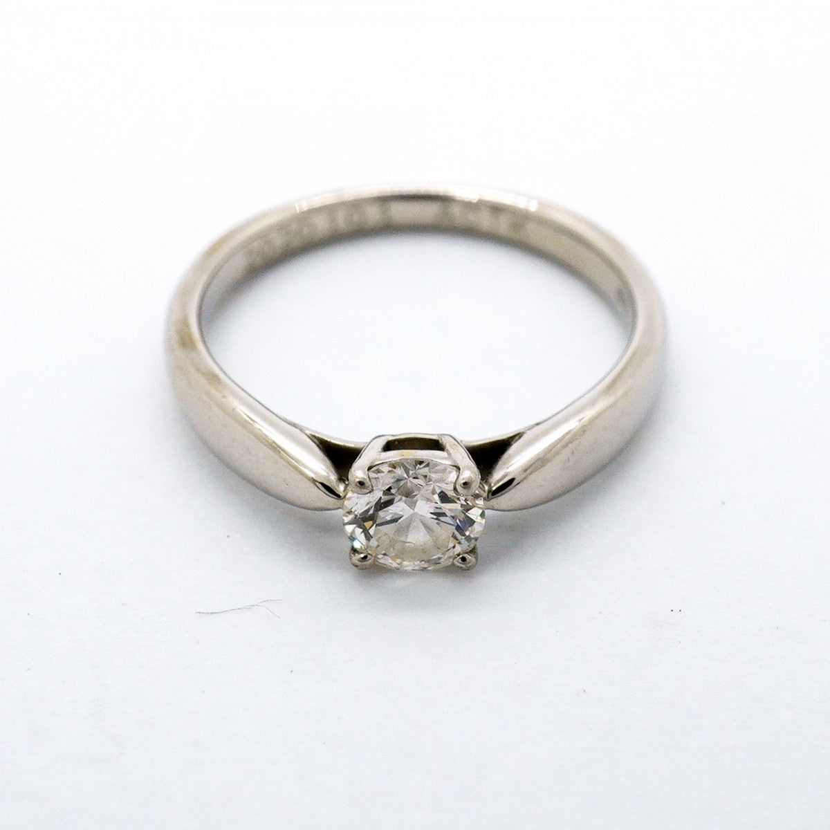 【6jfb0570】ティファニー リング ハーモニー 1PD Pt950 プラチナ ダイヤモンド 0.33ct 5号【中古】レディース