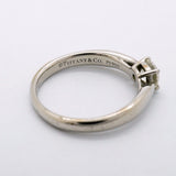 【6jfb0570】ティファニー リング ハーモニー 1PD Pt950 プラチナ ダイヤモンド 0.33ct 5号【中古】レディース