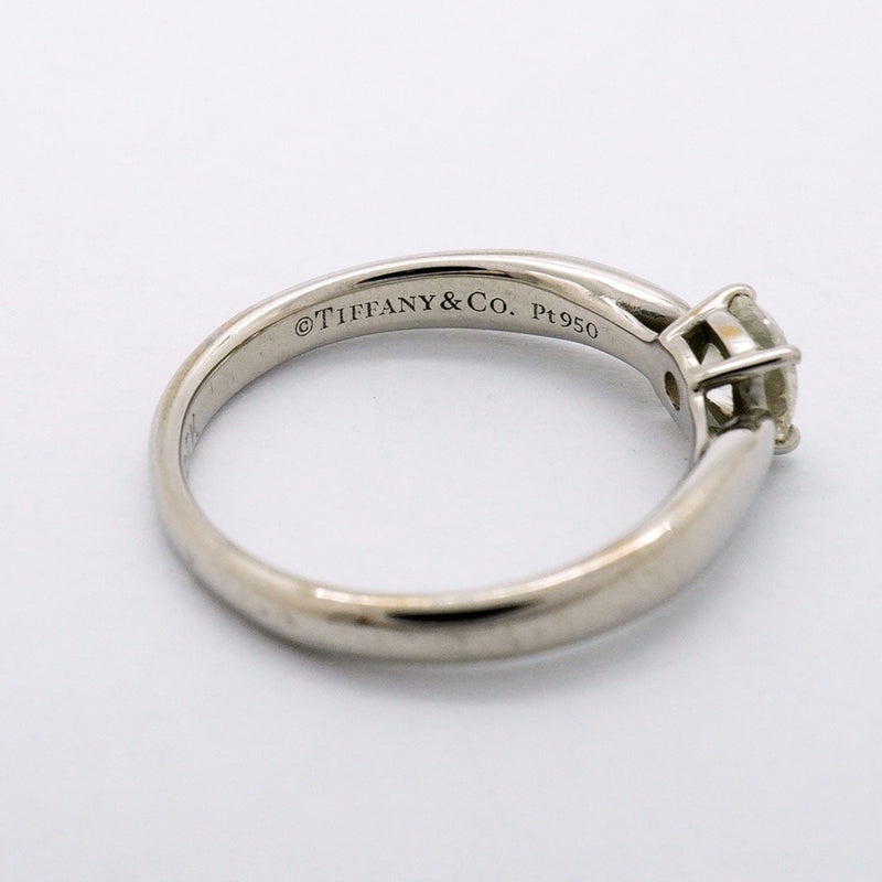 【6jfb0570】ティファニー リング ハーモニー 1PD Pt950 プラチナ ダイヤモンド 0.33ct 5号【中古】レディース