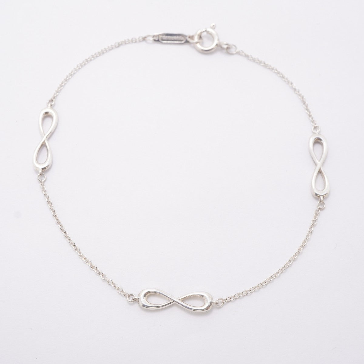 【6jfb0576】ティファニー ブレスレット インフィニティ シルバー925【中古】レディース