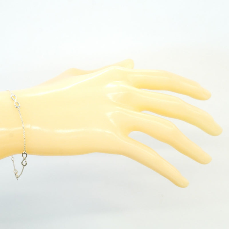 【6jfb0576】ティファニー ブレスレット インフィニティ シルバー925【中古】レディース