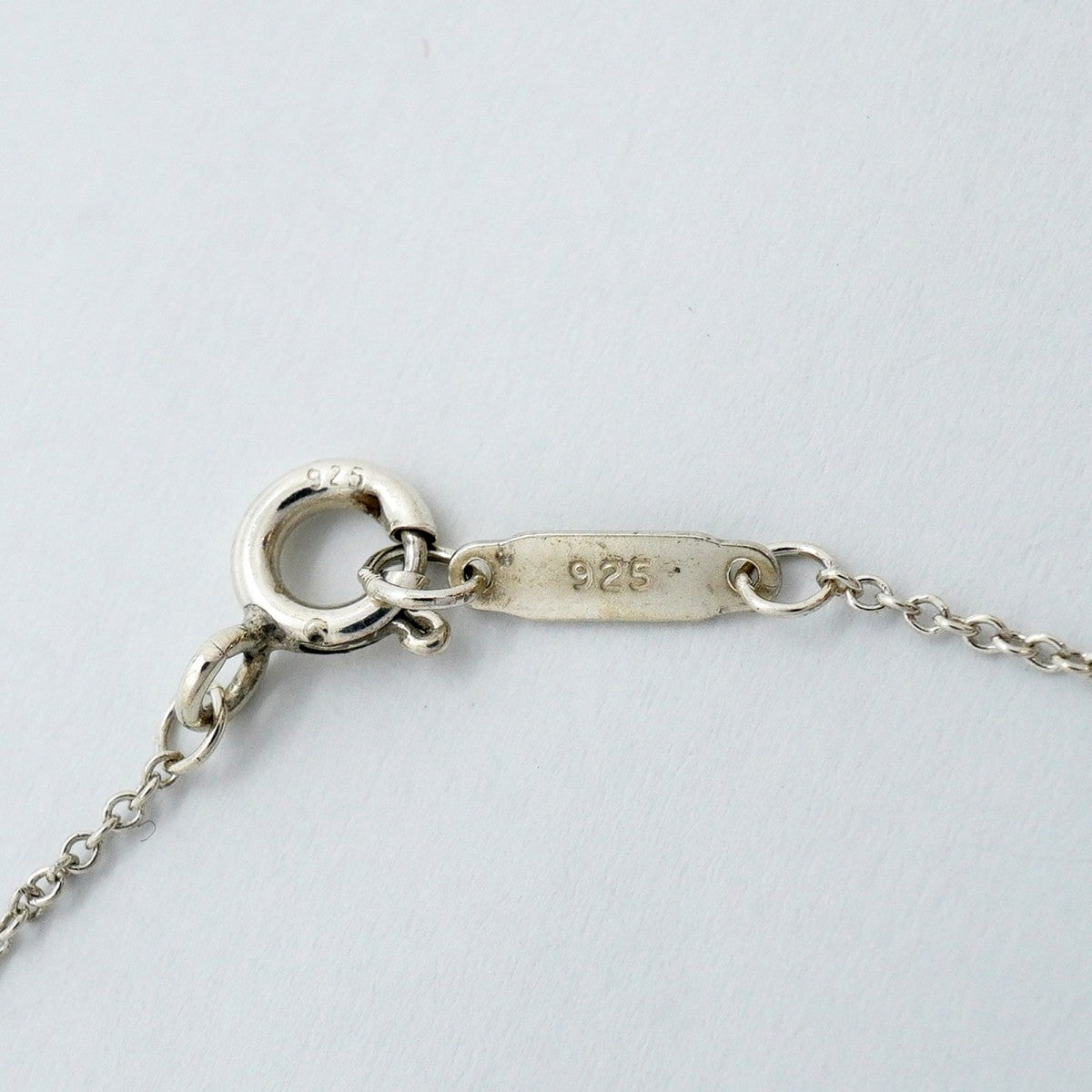【6jfb0588-k】ティファニー ネックレス ノーツ スクエア シルバー925【中古】レディース