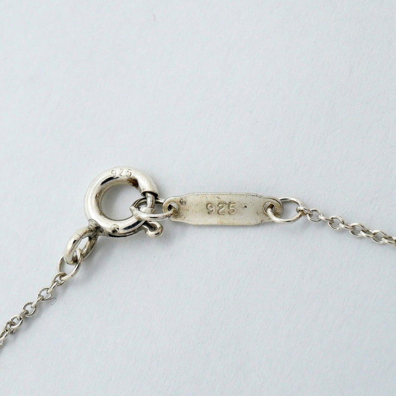 【6jfb0588-k】ティファニー ネックレス ノーツ スクエア シルバー925【中古】レディース
