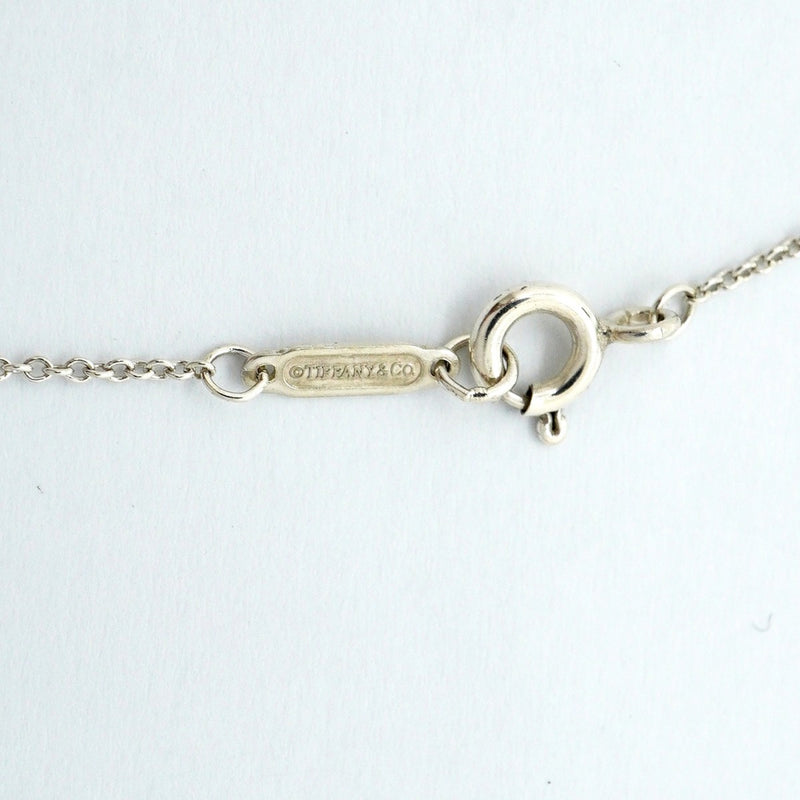 【6jfb0588-k】ティファニー ネックレス ノーツ スクエア シルバー925【中古】レディース