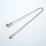 【6jfb0590-k】ティファニー ネックレス バイザヤード 1PD シルバー925 ダイヤモンド【中古】レディース