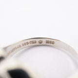 【6jfb0591】ティファニー リング ハートリボン K18YG イエローゴールド シルバー925 9号【中古】レディース