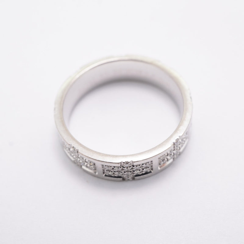 【6jfb0592】エルメス リング キリム K18WG ホワイトゴールド ダイヤモンド ＃52【中古】レディース