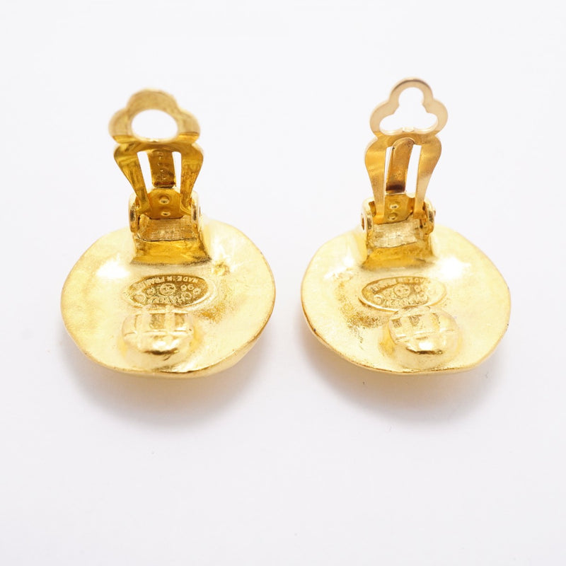 【6jfb0598-k】シャネル イヤリング ヴィンテージ ココマーク GPメッキ ゴールド【中古】レディース