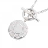 【6jfb0601-k】エルメス ネックレス セリエ アミュレット シルバー925【中古】レディース